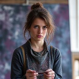 Lead instructor painting