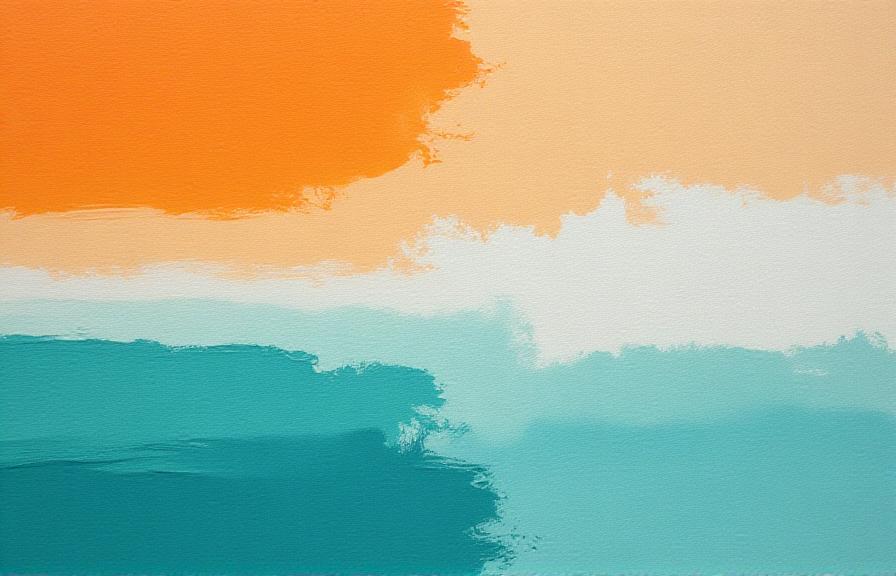 Close up of painting texture