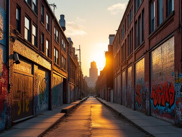 Street art in Bushwick near the studio